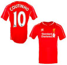Nueva equipacion Coutinho del Liverpool 2014 2015 baratas