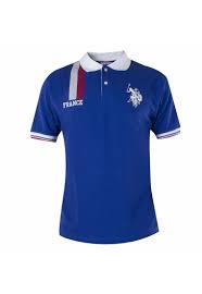 Camisetas Polo Francia Azul baratas 2014 2015 tailandia
