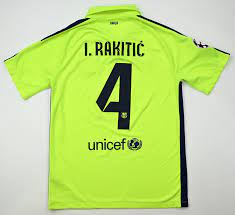 Segunda equipacion Rakitic del Barcelona 2014 - 2015 baratas