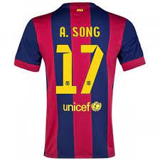 Segunda equipacion Song del Barcelona 2014 - 2015 baratas