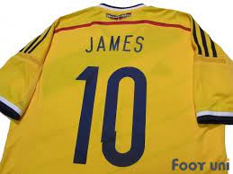 Segunda equipacion JAMES del Colombia 2014 2015 baratas